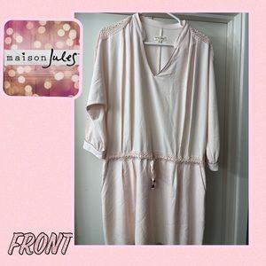 Maison Jules Women’s Size XL -Light PINK Dress -EUC